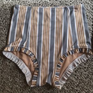 KJ Black + Brown Stripe ARU Extra Small Swimmer